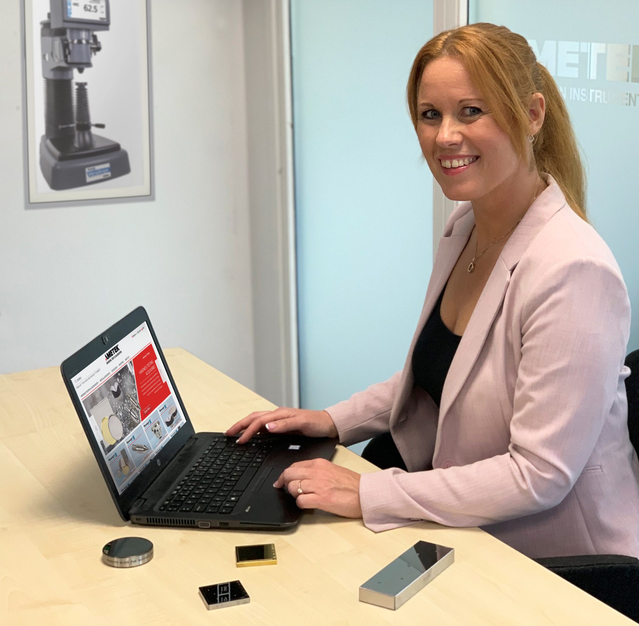 Quick and easy shopping of hardness testing accessories