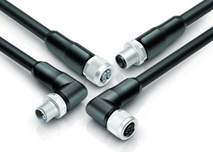 binder PR M12 K L umspritzt M12: UL-approved K and L cable connectors