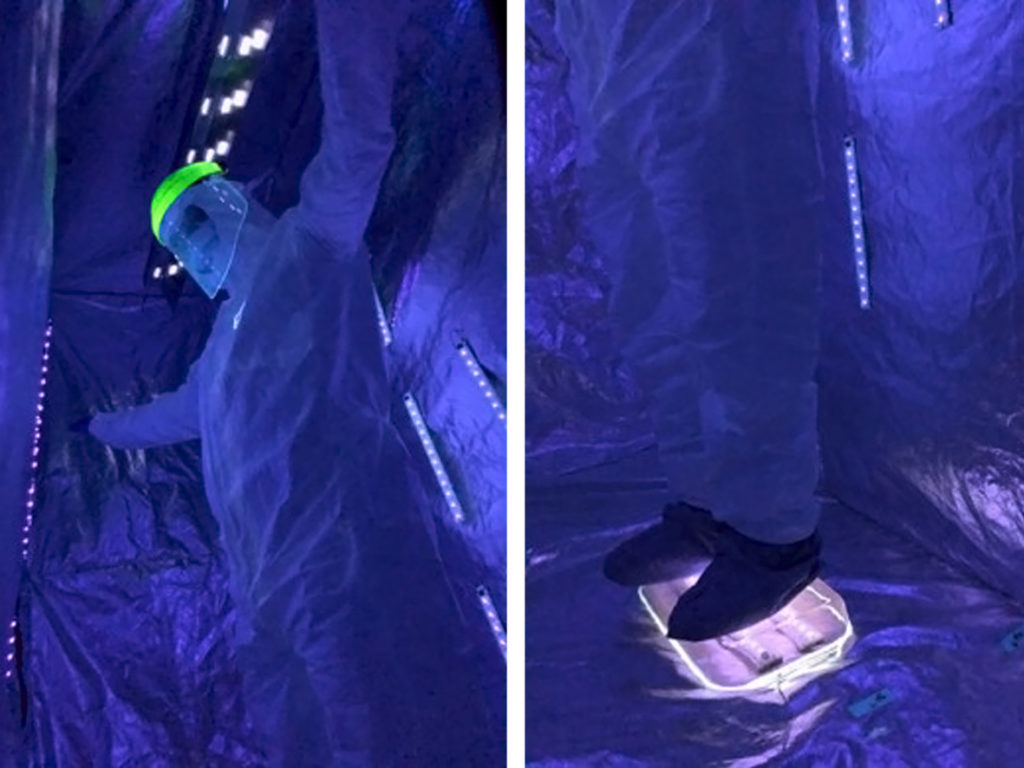 bolb decontamination tent Innovative solution protects people from coronavirus