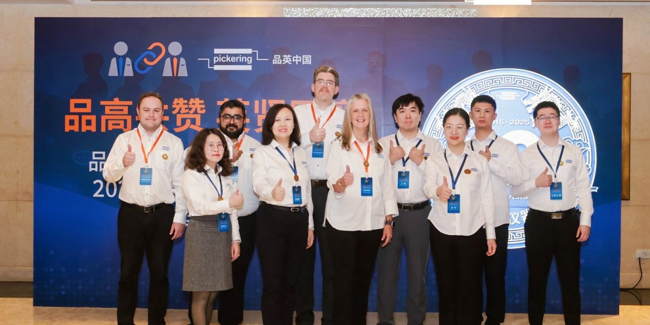 Pickering celebrates ten years of delivering local switching and signal path expertise in China