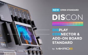 discon pr banner4 New display connection open standard from MIKROE enables wide choice of display size and style, saving development resource