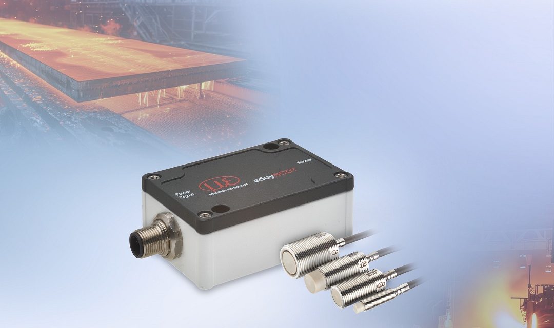New high performance eddy current measuring system with control electronics that withstand temperatures up to 105 °C