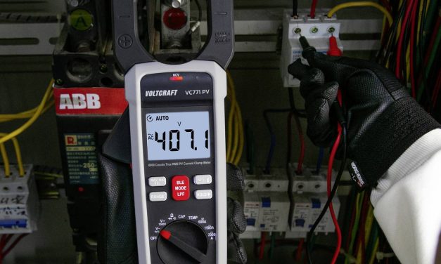 Now Supplied by Conrad: The Voltcraft VC-771 PV High-performance Clamp Meter
