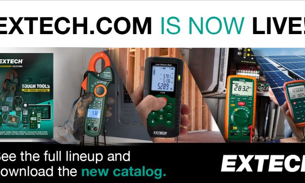Newly launched Extech.com website brings the full Extech lineup to a dedicated online home