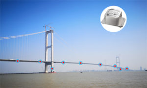 inclinometer for bridge structural monitoring SST400 Inclinometer on Nansha Bridge