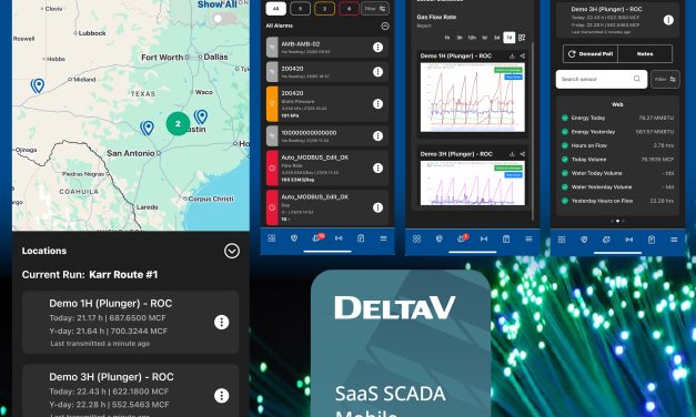 Redesigned mobile app for Emerson’s SCADA in the Cloud drives more efficient, optimised operations