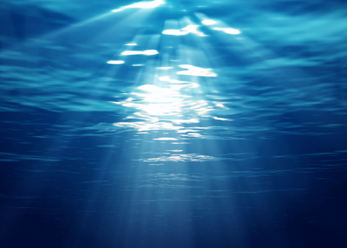 A battery-free sensor for underwater exploration