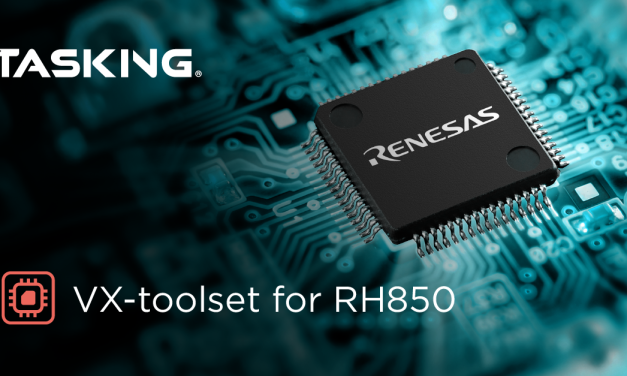 TASKING unveils industry’s first end-to-end compile, debug and test toolchain for Renesas RH850 microcontrollers