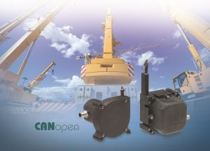 wireSENSOR MK88 K100 Mobile Maschinen Presse 18x13 lres Draw-wire sensors now offer larger measuring ranges and CANopen interface